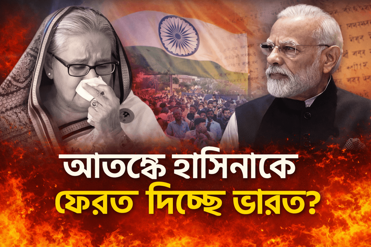 শেখ হাসিনাকে আশ্রয় দেওয়ার সিদ্ধান্তে ফের সিলমোহর, ভারতের অবস্থান আরও কঠোর